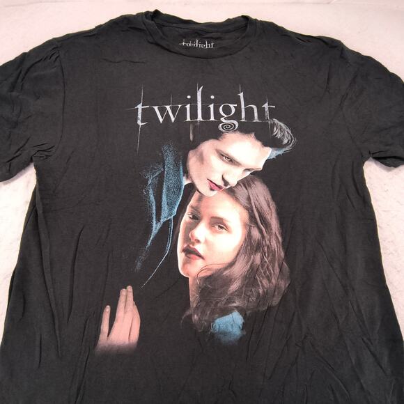 Twilight Tops - Twilight Movie Crew Neck Graphic Short Sleeve Shirt Womens Size XL Black